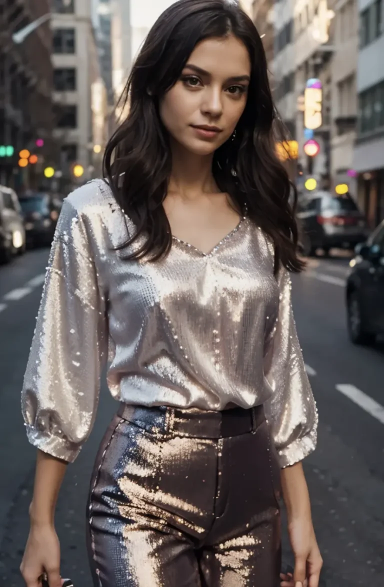 What to Wear With Sequin Pants: 12 Outfit Ideas